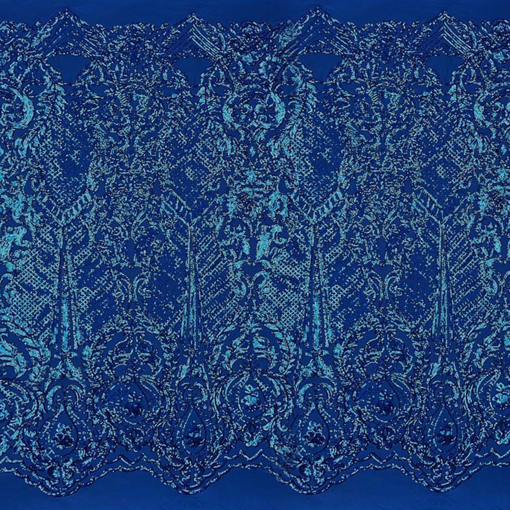 Celine Stretch Mesh Sequin Fabric | Blue Moon Fabrics - Image 11