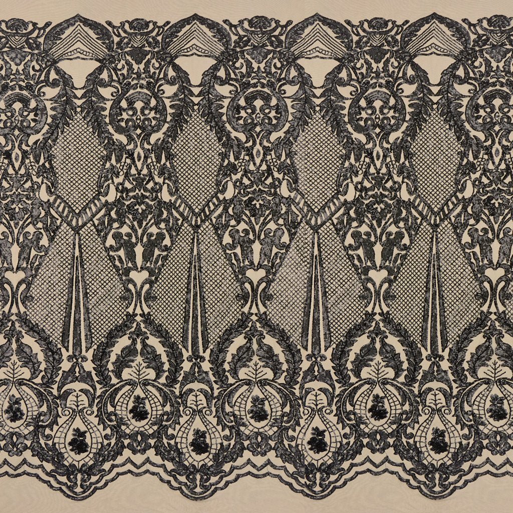 Celine Stretch Mesh Sequin Fabric | Blue Moon Fabrics - Image 15