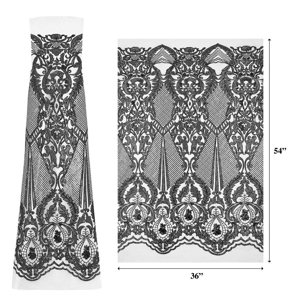 Celine Stretch Mesh Sequin Fabric | Blue Moon Fabrics - Image 24