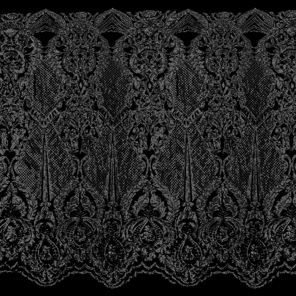 Celine Stretch Mesh Sequin Fabric | Blue Moon Fabrics - Image 5