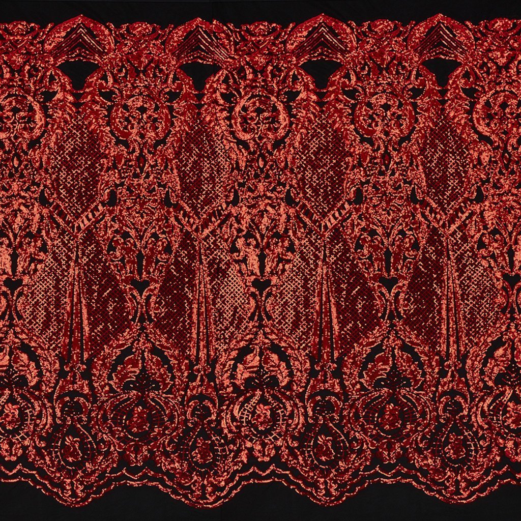 Celine Stretch Mesh Sequin Fabric | Blue Moon Fabrics - Image 7