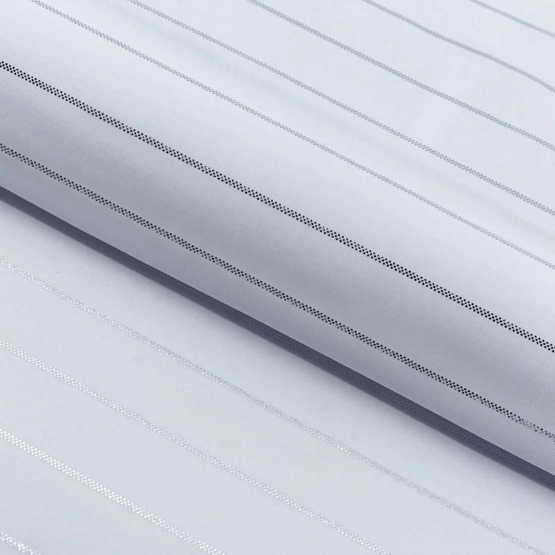 Chicago Foiled Line Spandex Fabric | Blue Moon Fabrics - Image 3