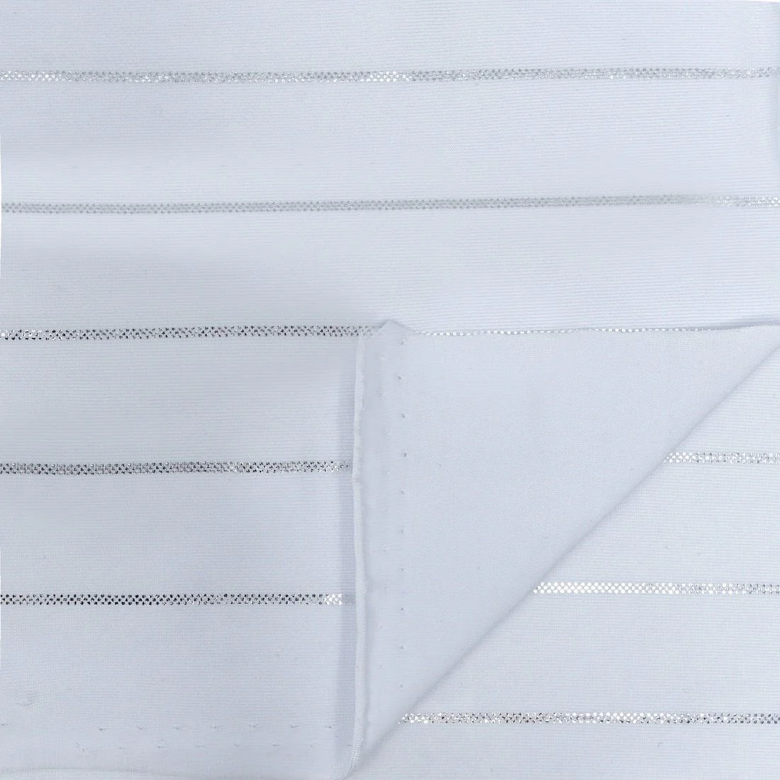 Chicago Foiled Line Spandex Fabric | Blue Moon Fabrics - Image 4