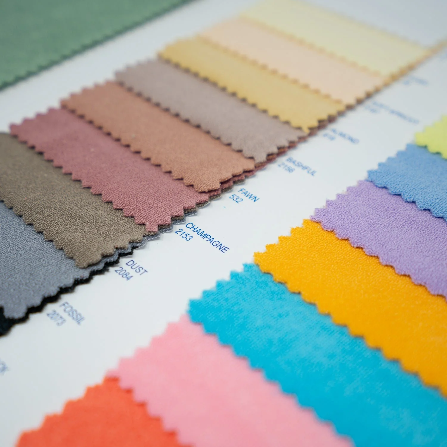 Cozy Polyester Spandex Terry Color Card | Blue Moon Fabrics - Image 3