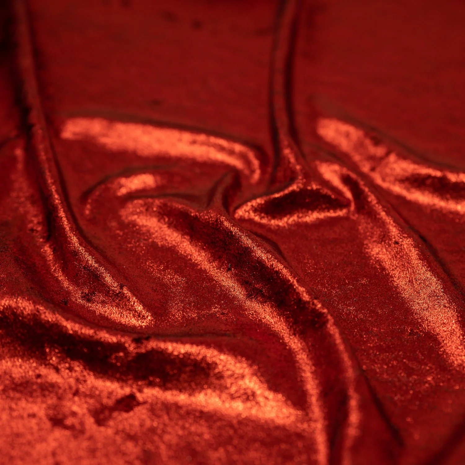 D Isis Foiled Stretch Velvet Fabric | Blue Moon Fabrics - Image 11