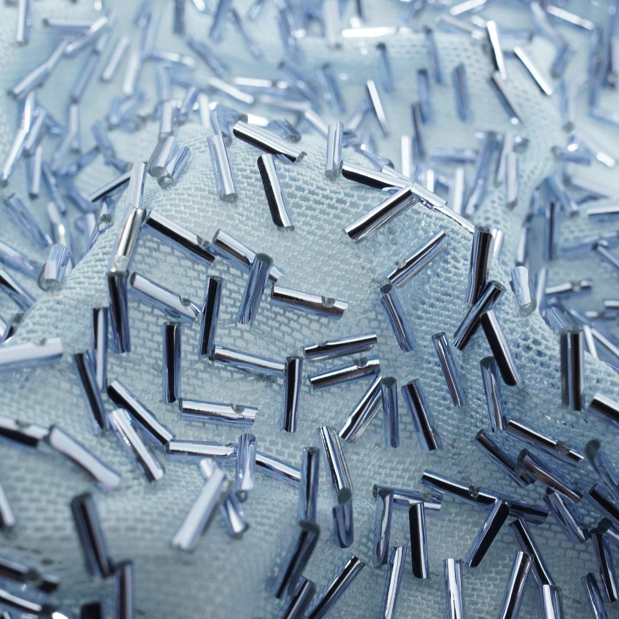 Dazzle Beaded Stretch Mesh Fabric | Blue Moon Fabrics - Image 12