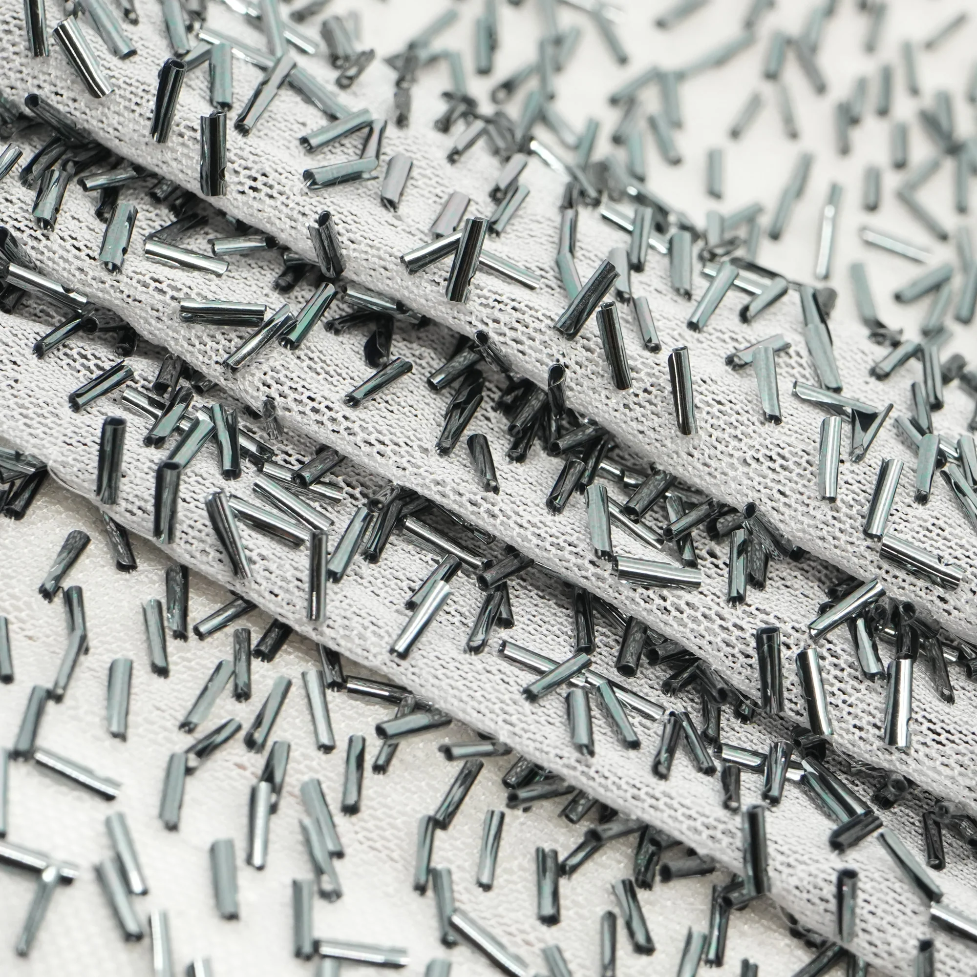 Dazzle Beaded Stretch Mesh Fabric | Blue Moon Fabrics - Image 16