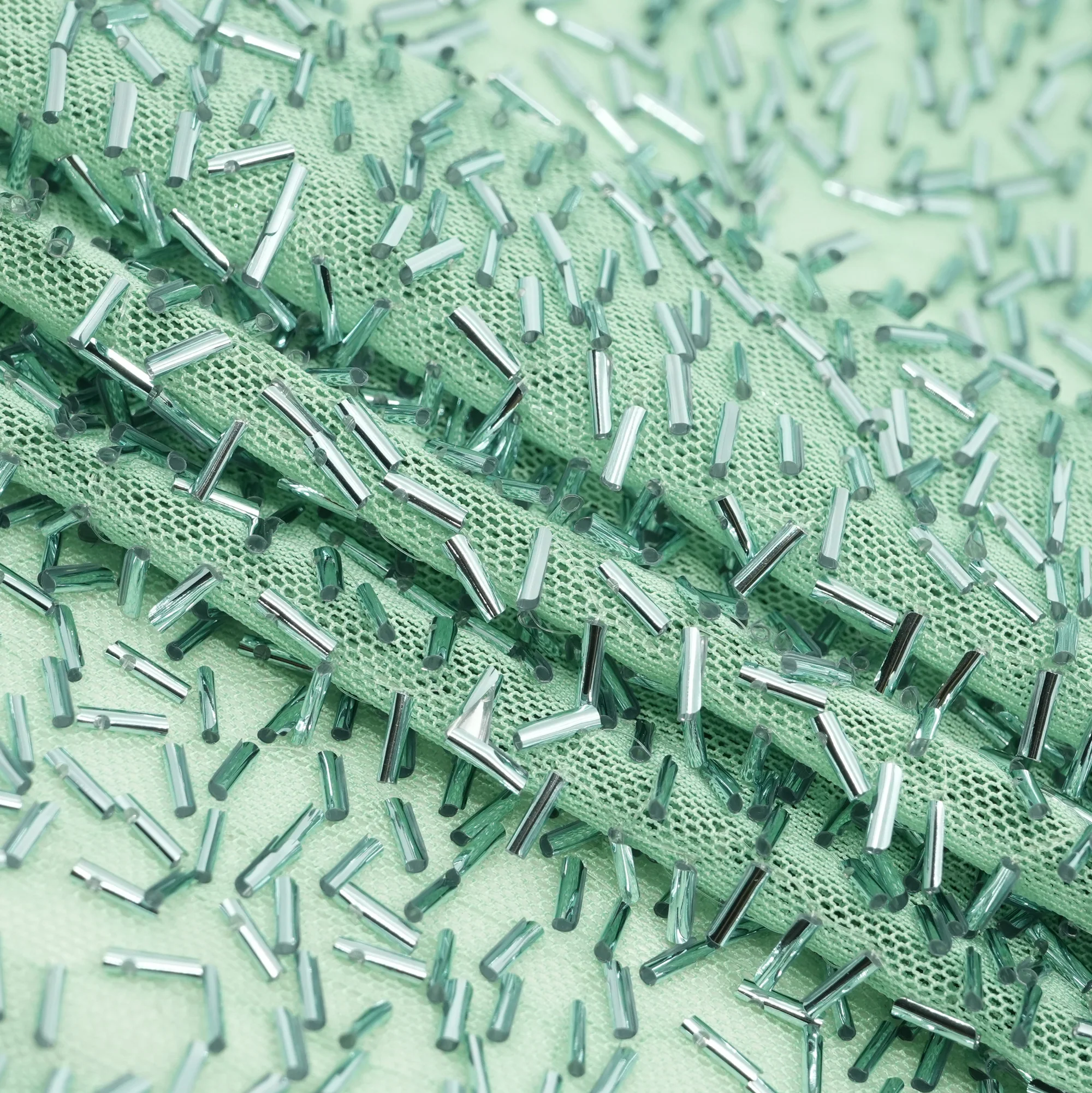 Dazzle Beaded Stretch Mesh Fabric | Blue Moon Fabrics - Image 22