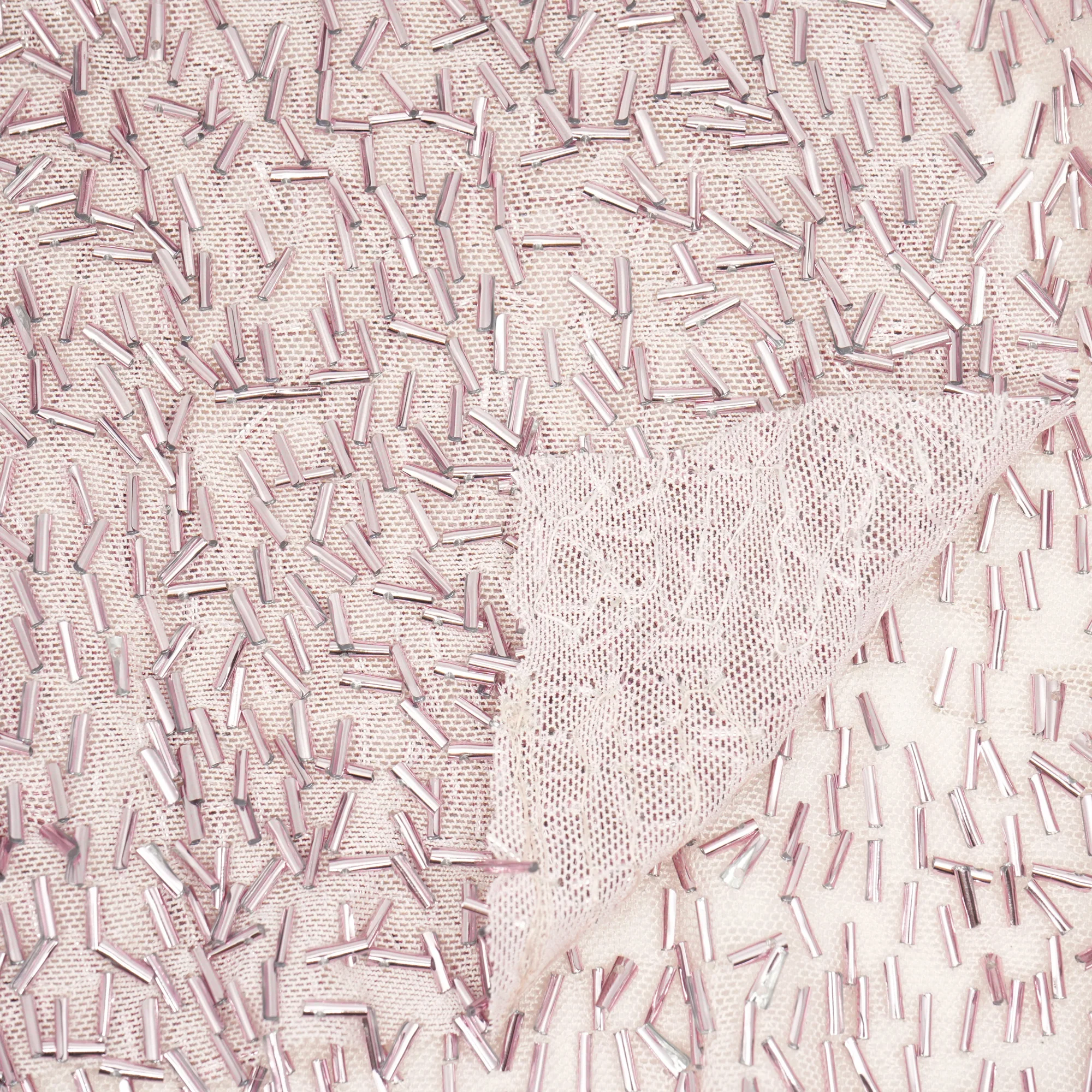 Dazzle Beaded Stretch Mesh Fabric | Blue Moon Fabrics - Image 27