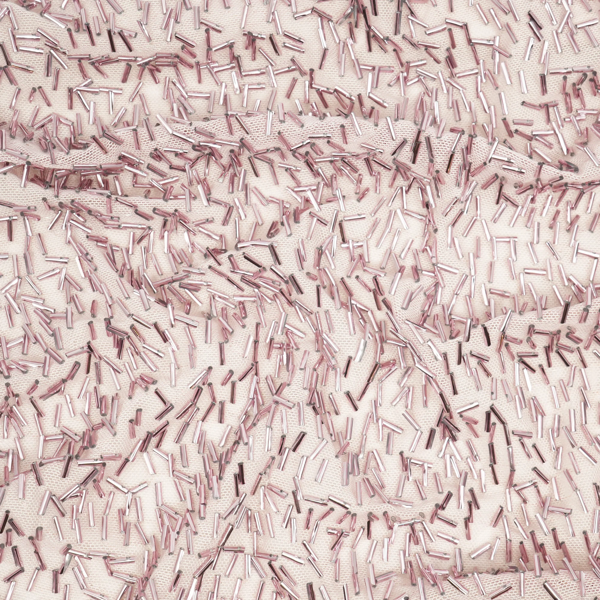 Dazzle Beaded Stretch Mesh Fabric | Blue Moon Fabrics - Image 29