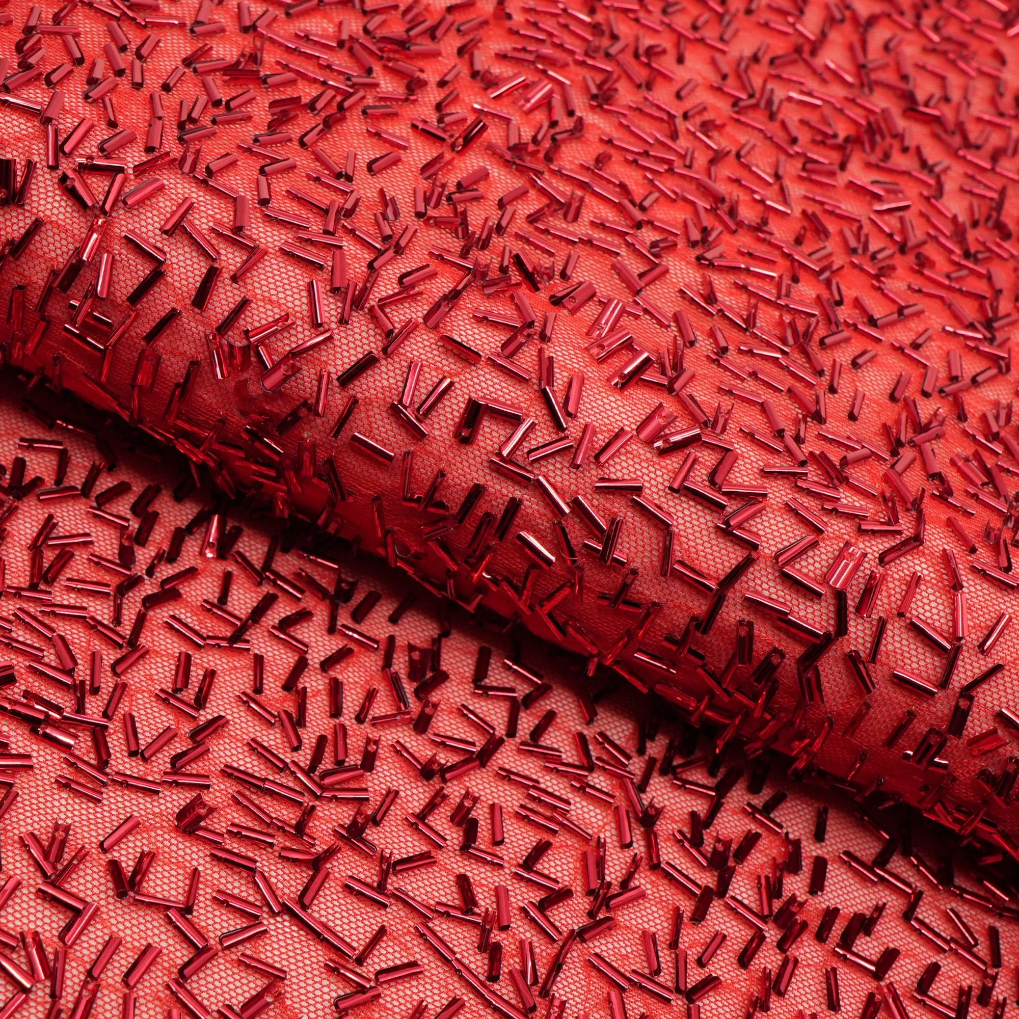 Dazzle Beaded Stretch Mesh Fabric | Blue Moon Fabrics - Image 32