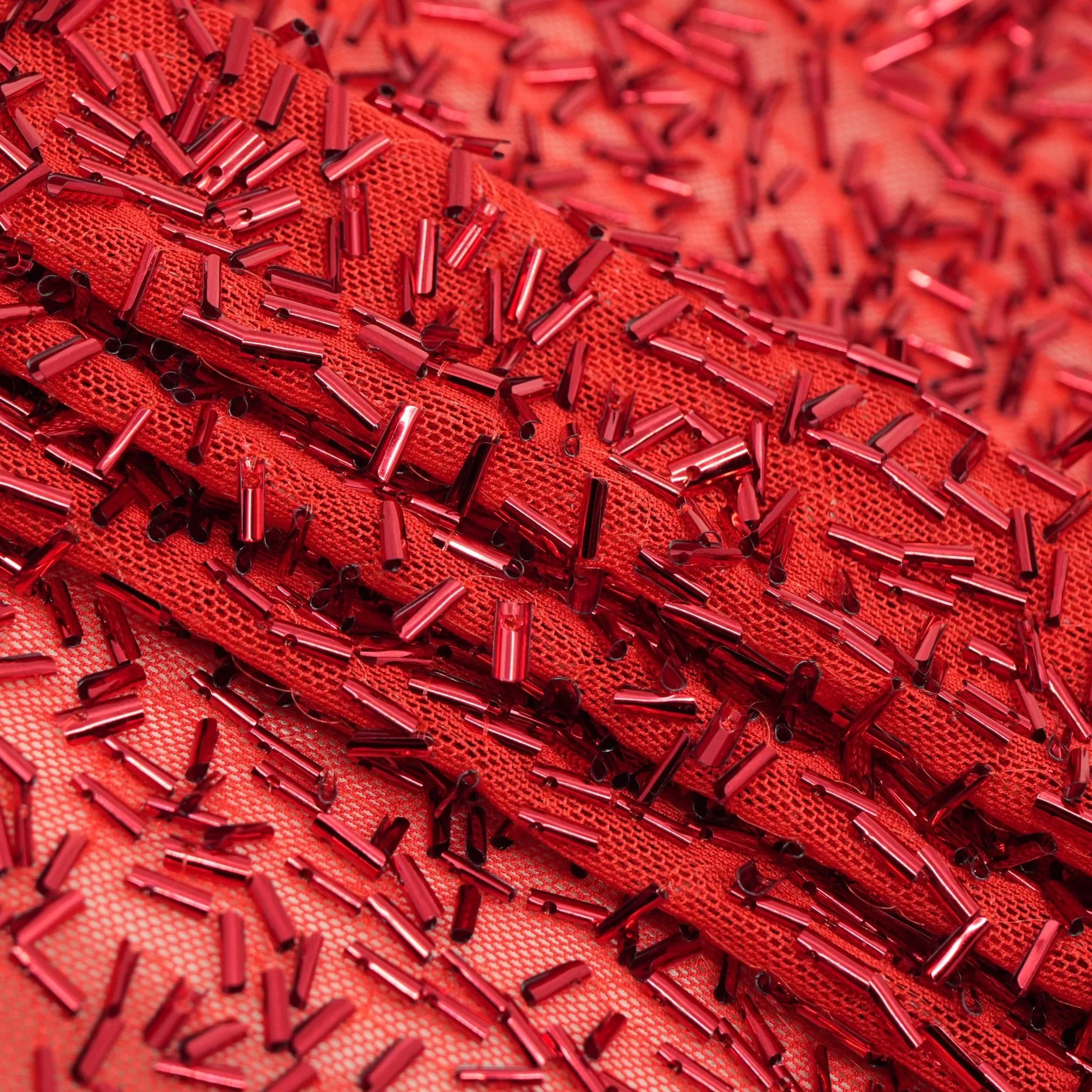 Dazzle Beaded Stretch Mesh Fabric | Blue Moon Fabrics - Image 34