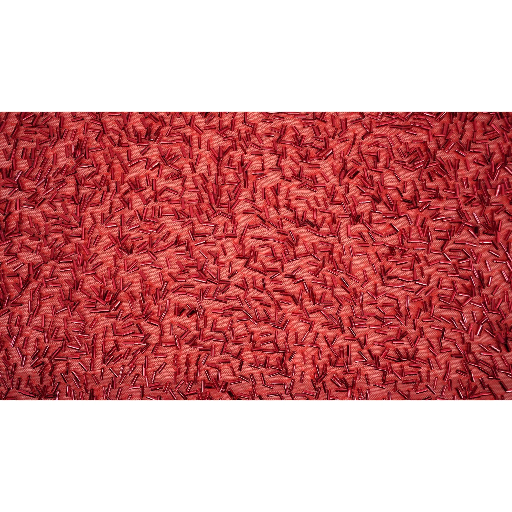 Dazzle Beaded Stretch Mesh Fabric | Blue Moon Fabrics - Image 36