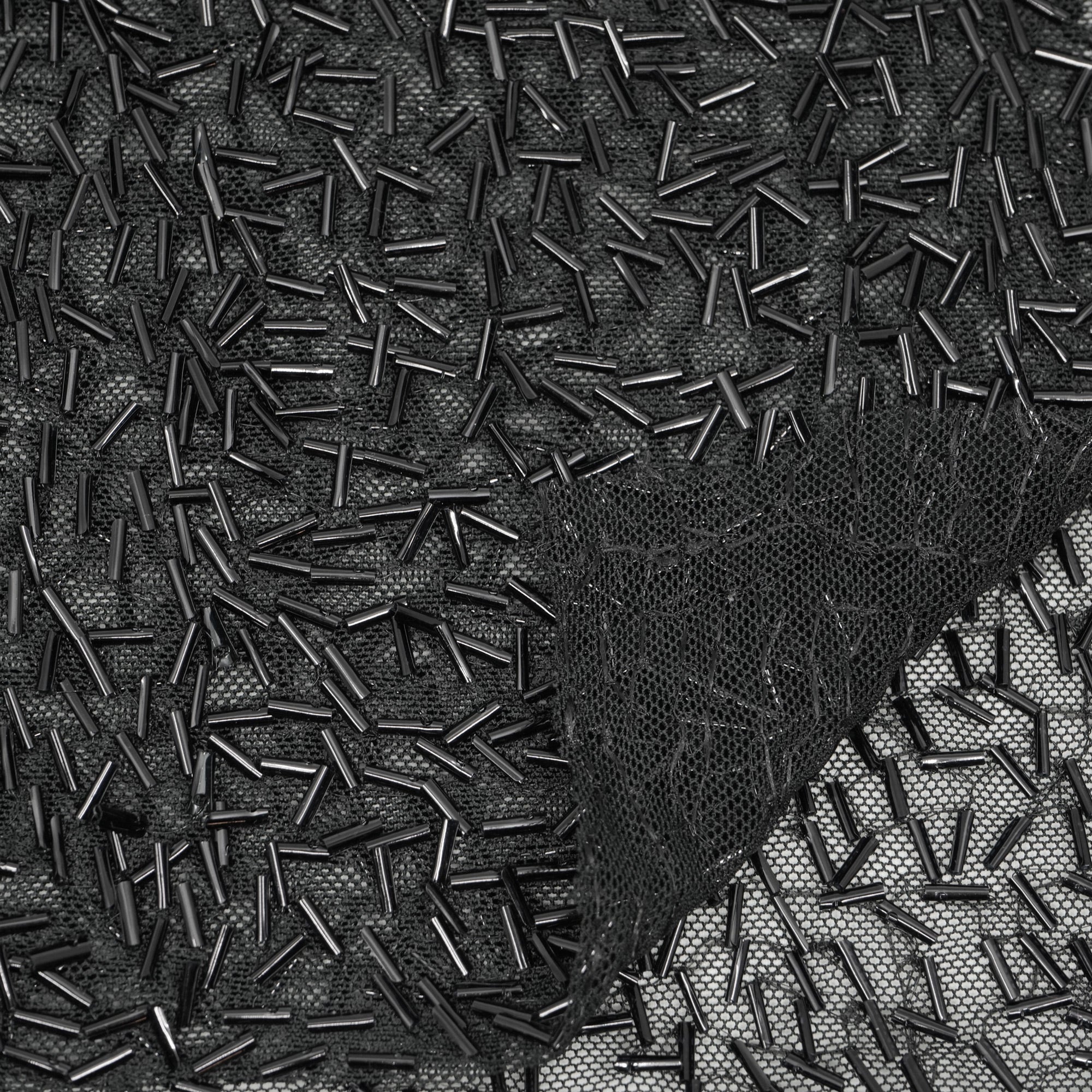 Dazzle Beaded Stretch Mesh Fabric | Blue Moon Fabrics - Image 7