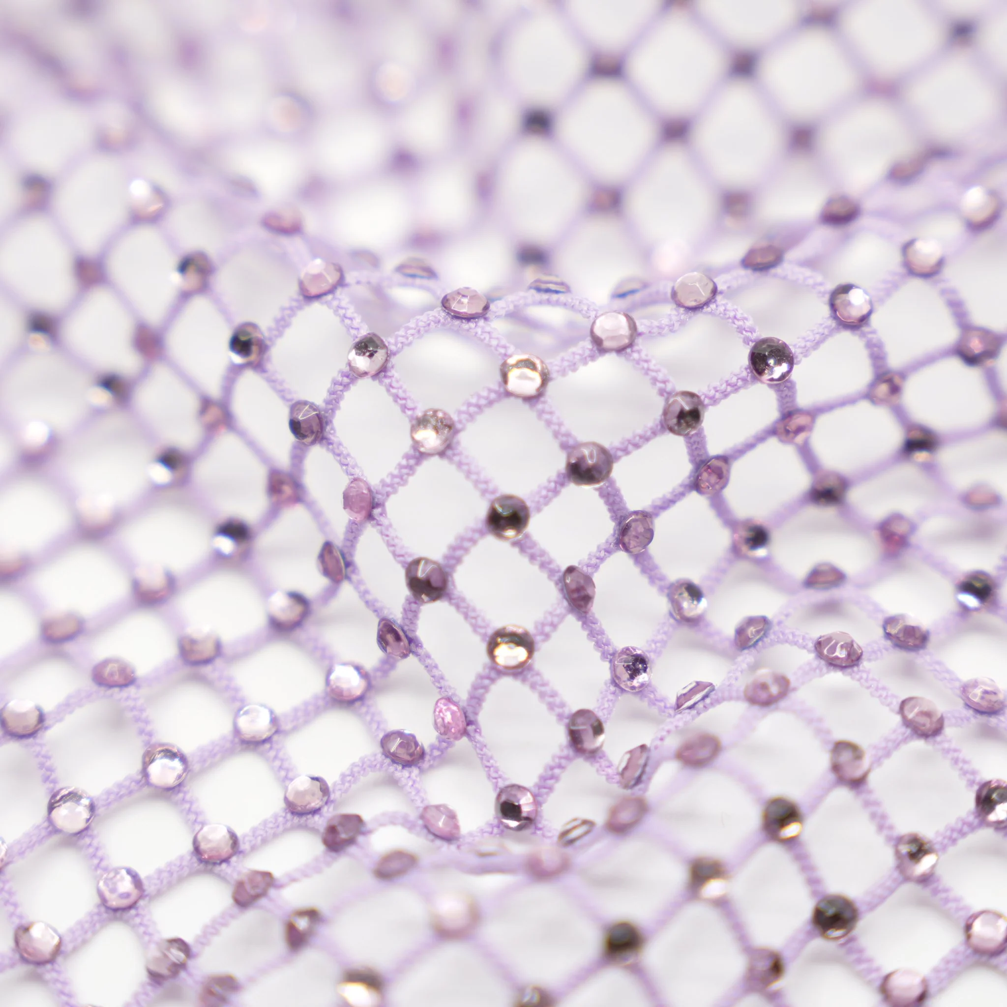 Enigma Diamond Fishnet Fabric | Blue Moon Fabrics - Image 100