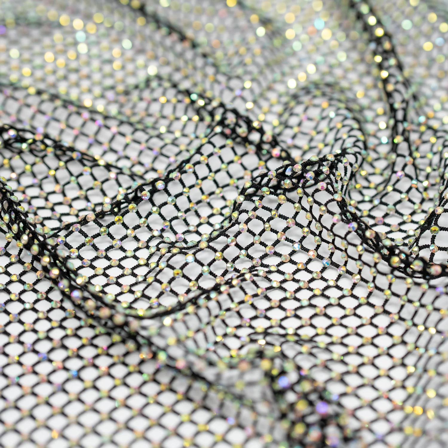 Enigma Diamond Fishnet Fabric | Blue Moon Fabrics - Image 25