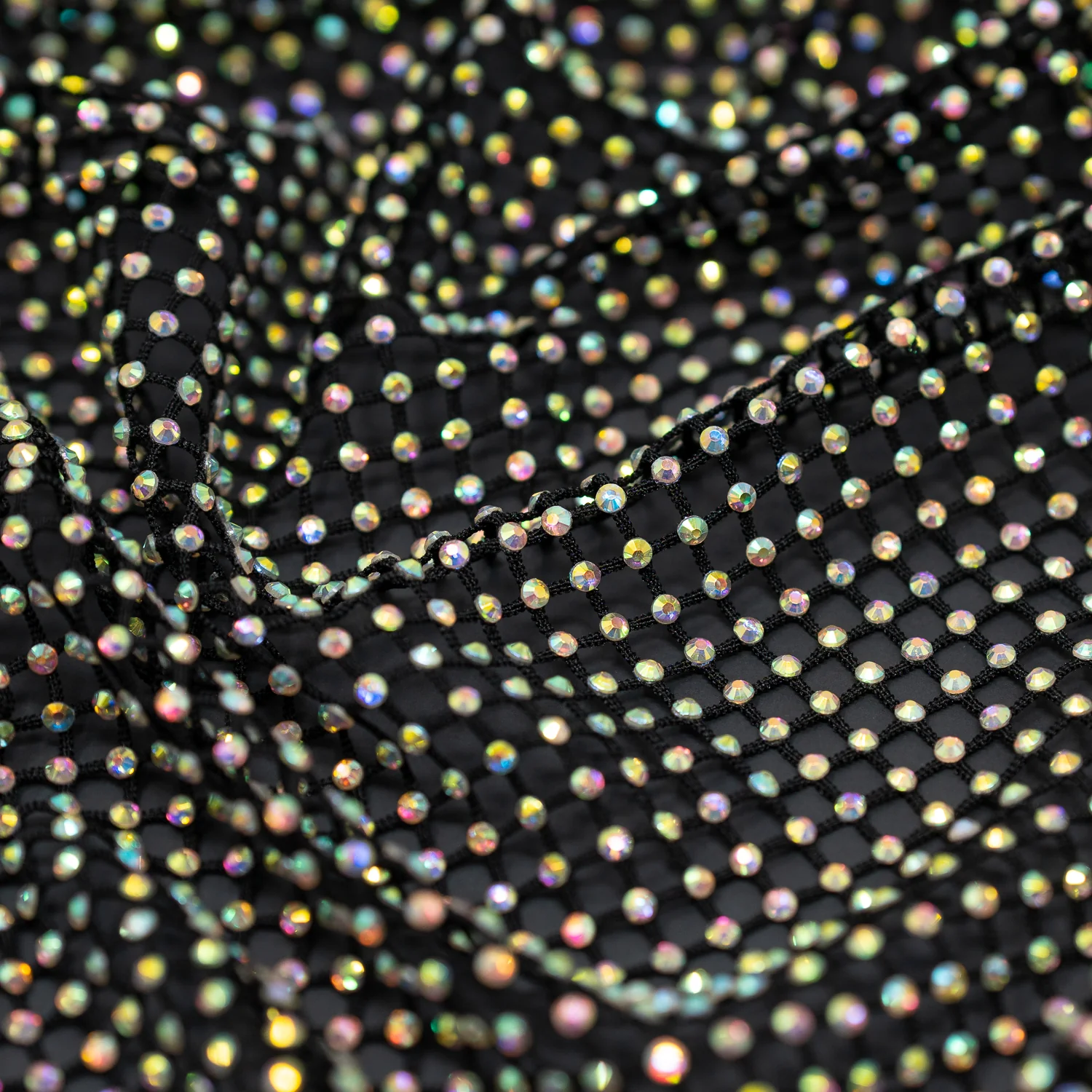 Enigma Diamond Fishnet Fabric | Blue Moon Fabrics - Image 26