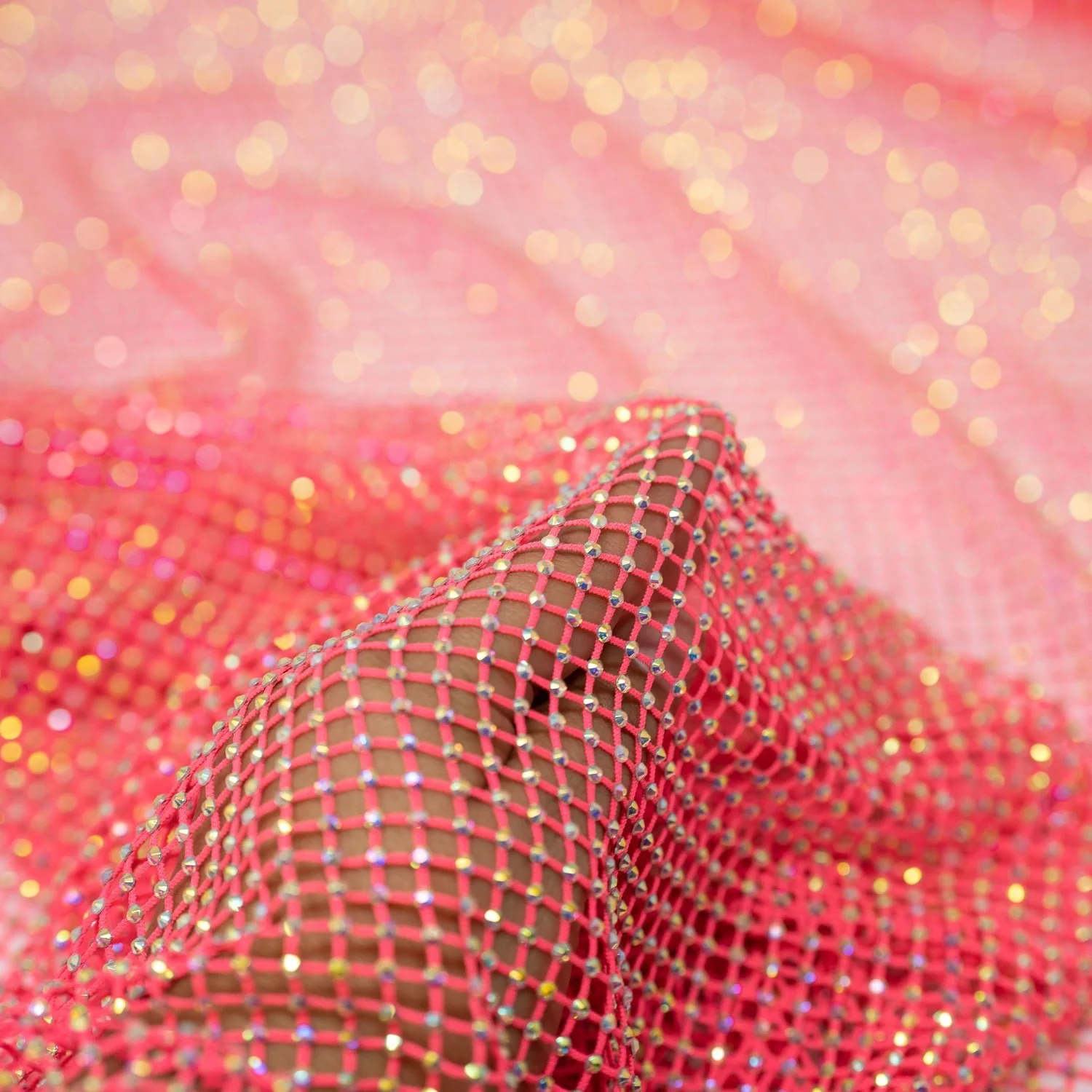 Enigma Diamond Fishnet Fabric | Blue Moon Fabrics - Image 3
