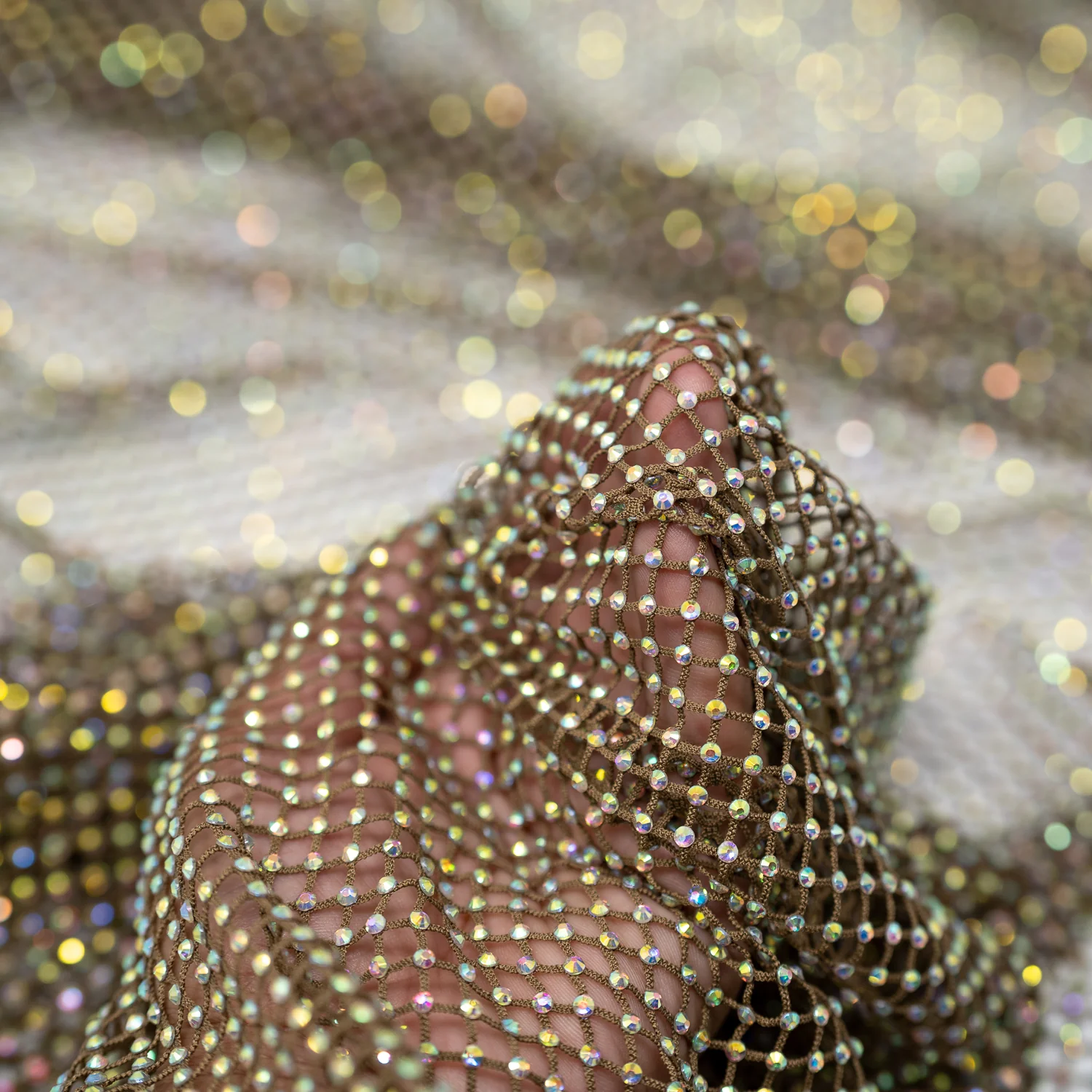 Enigma Diamond Fishnet Fabric | Blue Moon Fabrics - Image 36