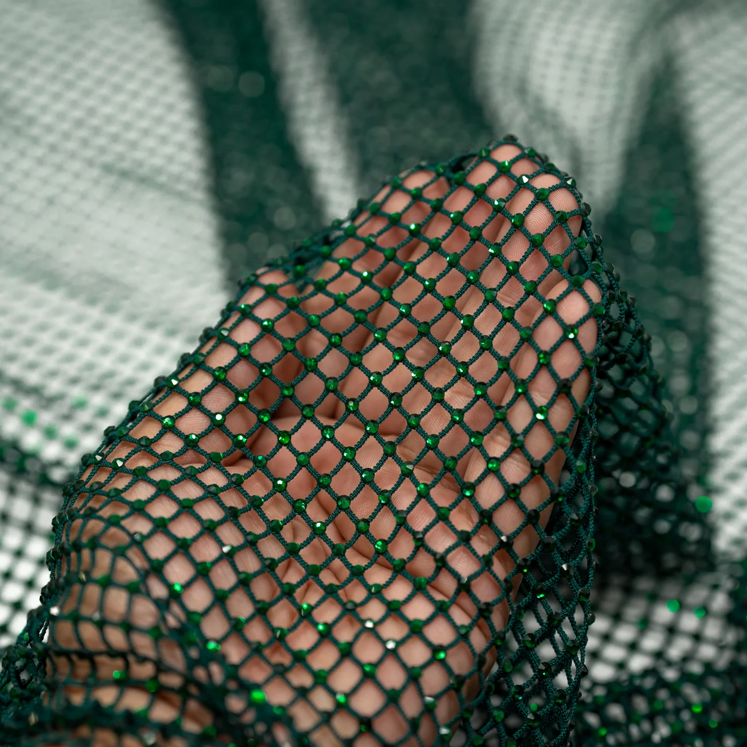 Enigma Diamond Fishnet Fabric | Blue Moon Fabrics - Image 39