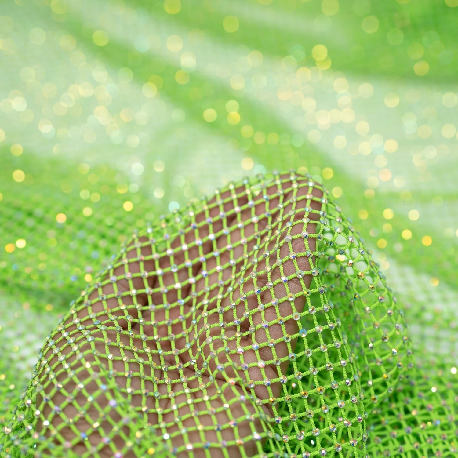 Enigma Diamond Fishnet Fabric | Blue Moon Fabrics - Image 43