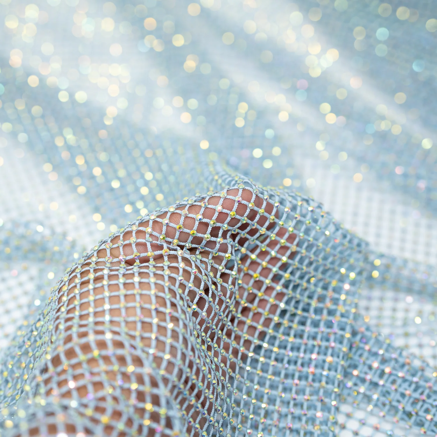 Enigma Diamond Fishnet Fabric | Blue Moon Fabrics - Image 52