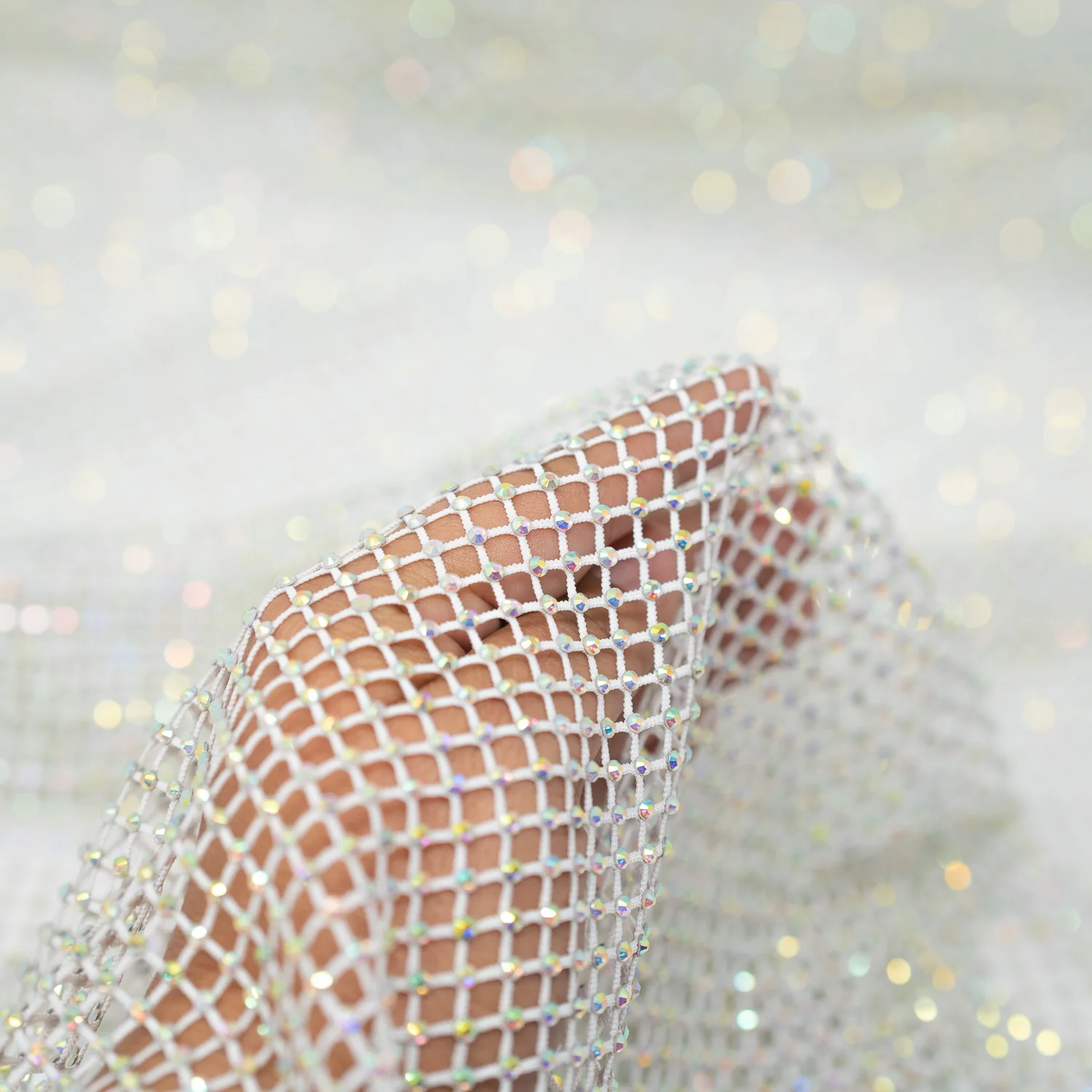 Enigma Diamond Fishnet Fabric | Blue Moon Fabrics - Image 67