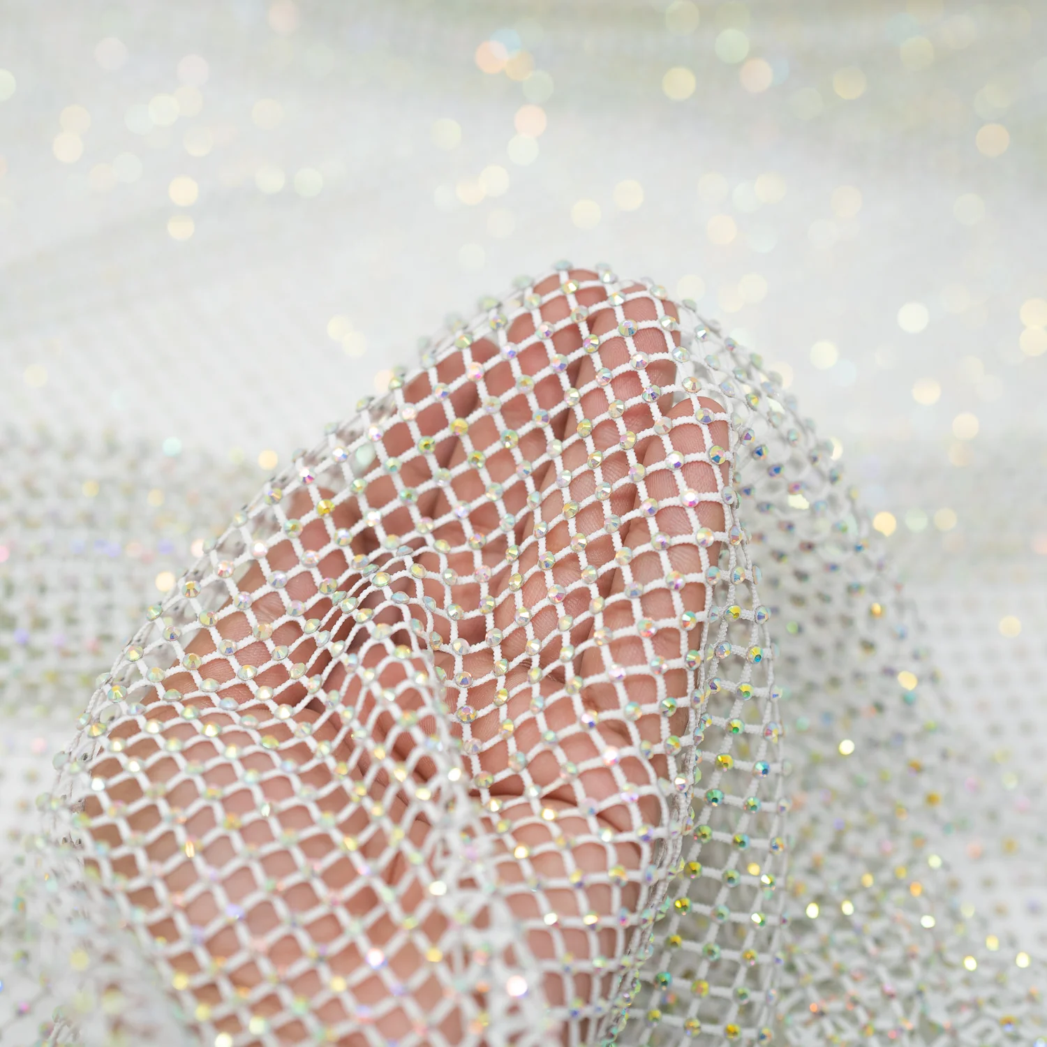 Enigma Diamond Fishnet Fabric | Blue Moon Fabrics - Image 68