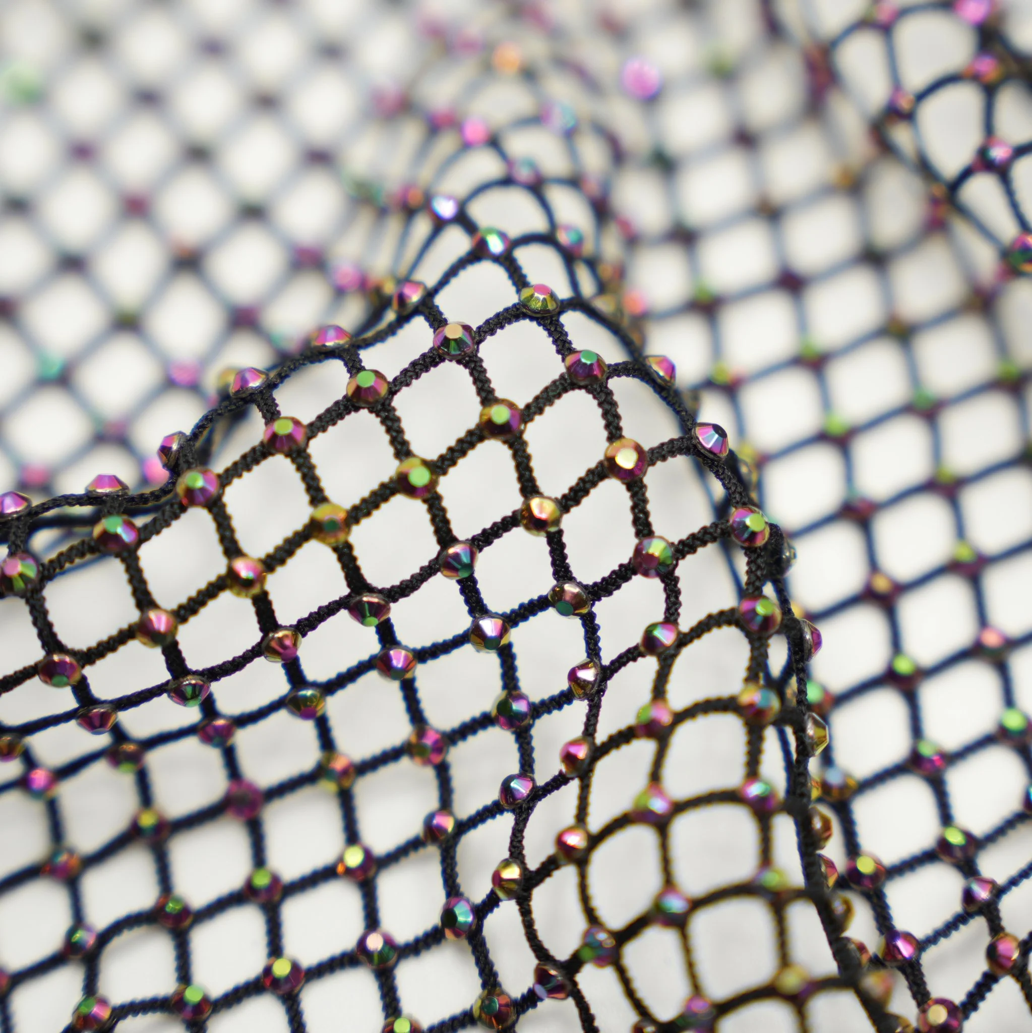 Enigma Diamond Fishnet Fabric | Blue Moon Fabrics - Image 95