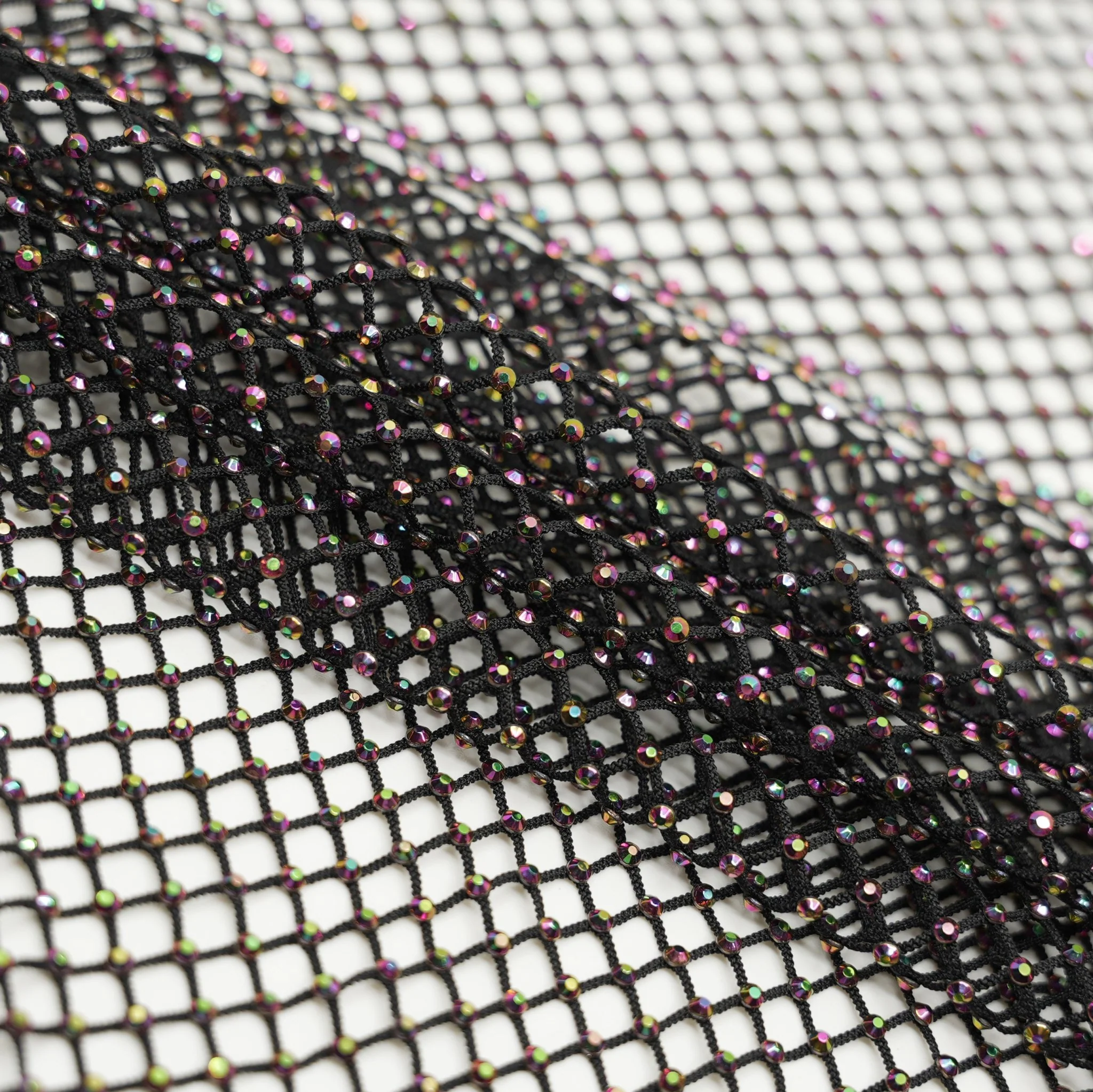 Enigma Diamond Fishnet Fabric | Blue Moon Fabrics - Image 96