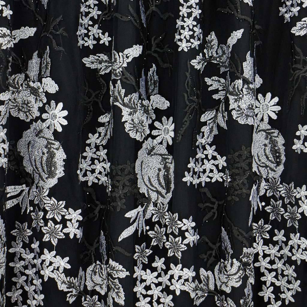 Eve Embroidered Mesh Fabric | Blue Moon Fabrics - Image 5