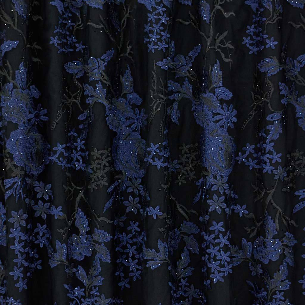 Eve Embroidered Mesh Fabric | Blue Moon Fabrics - Image 7