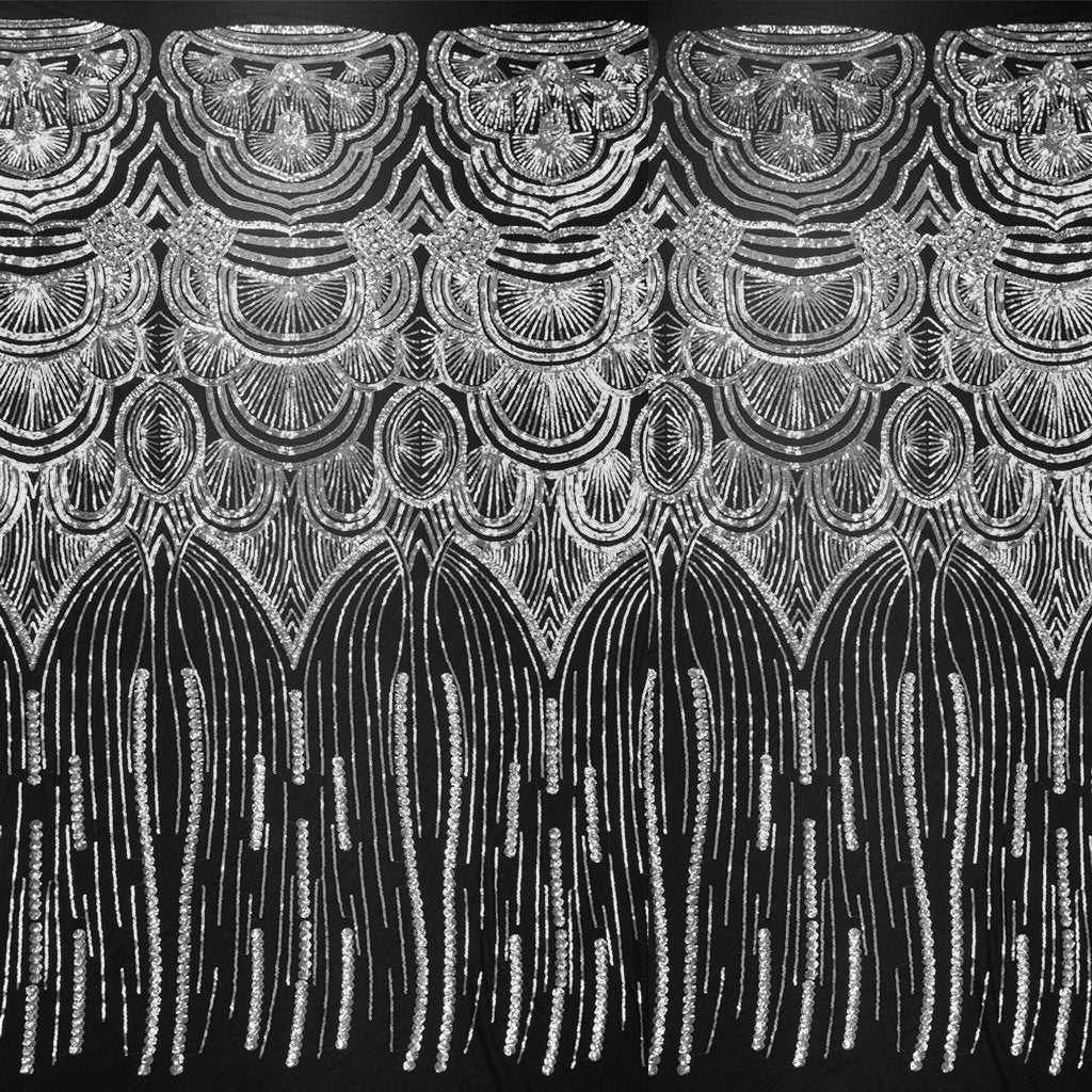 Gatsby Stretch Mesh Sequin | Blue Moon Fabrics - Image 3