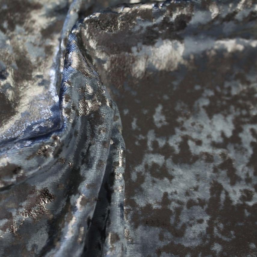 Gilded Stretch Velvet Fabric | Blue Moon Fabrics - Image 5