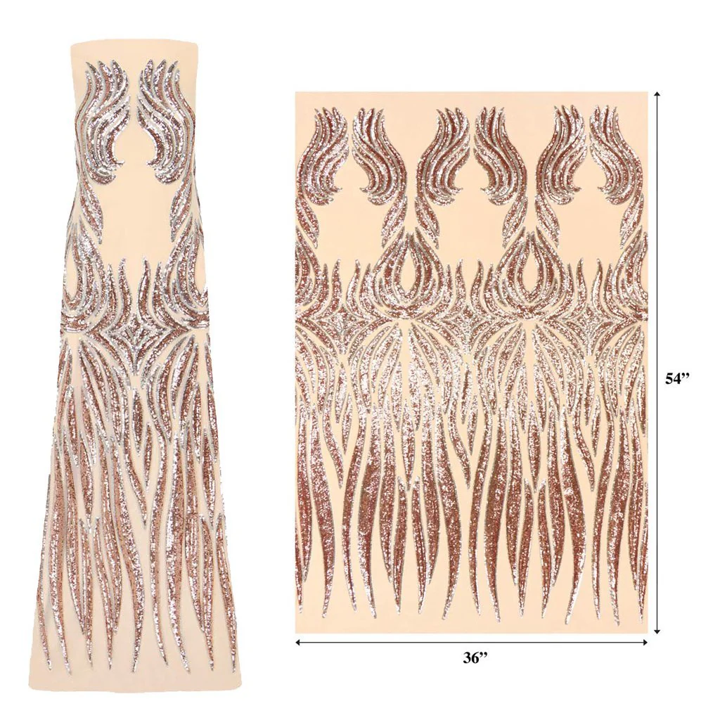 Icarus Stretch Mesh Sequin Fabric | Blue Moon Fabrics - Image 10