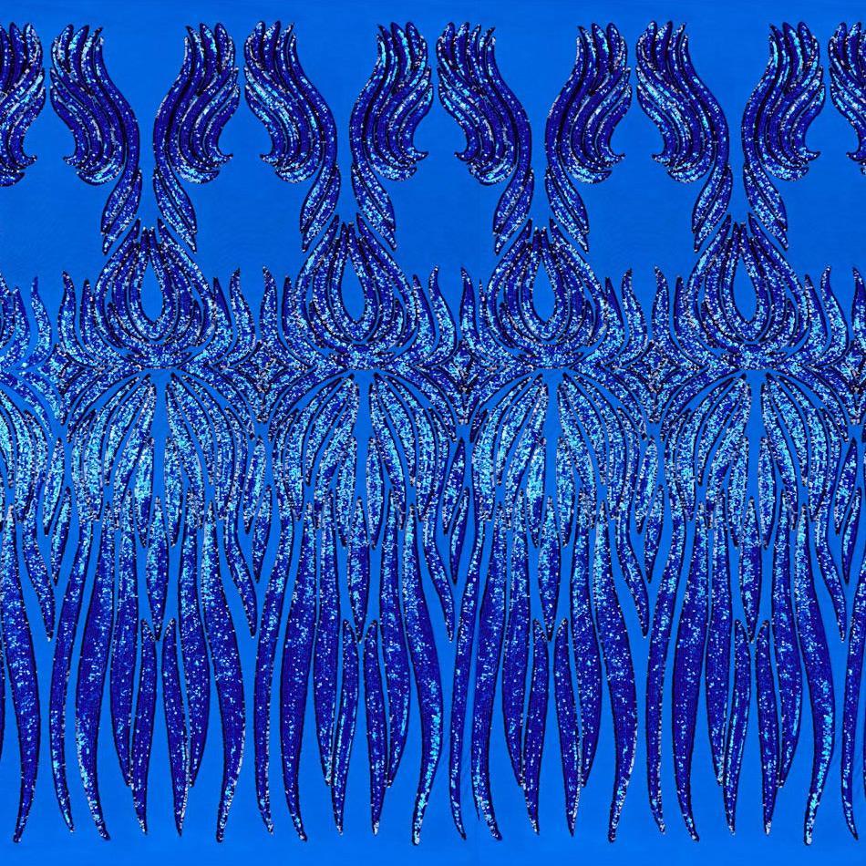 Icarus Stretch Mesh Sequin Fabric | Blue Moon Fabrics - Image 11