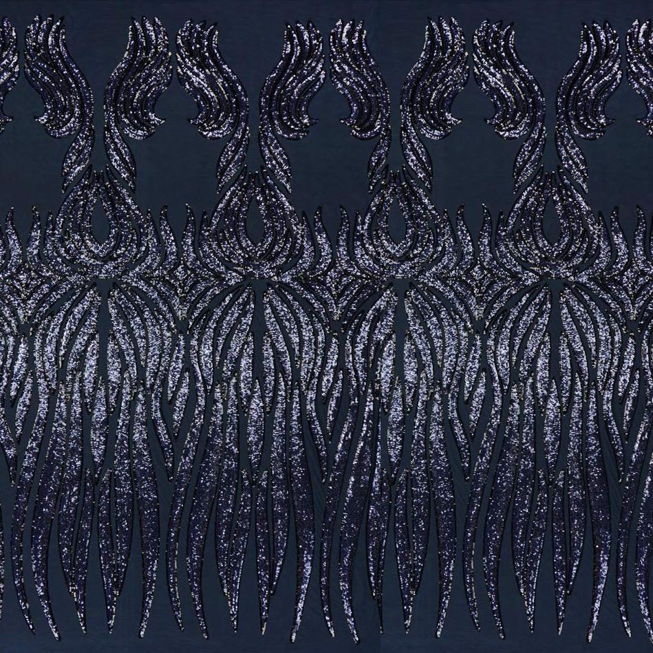 Icarus Stretch Mesh Sequin Fabric | Blue Moon Fabrics - Image 13