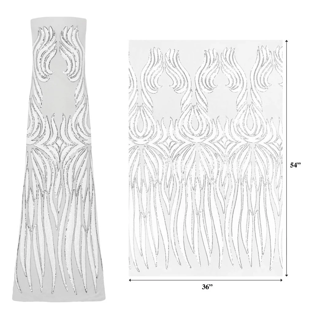 Icarus Stretch Mesh Sequin Fabric | Blue Moon Fabrics - Image 4