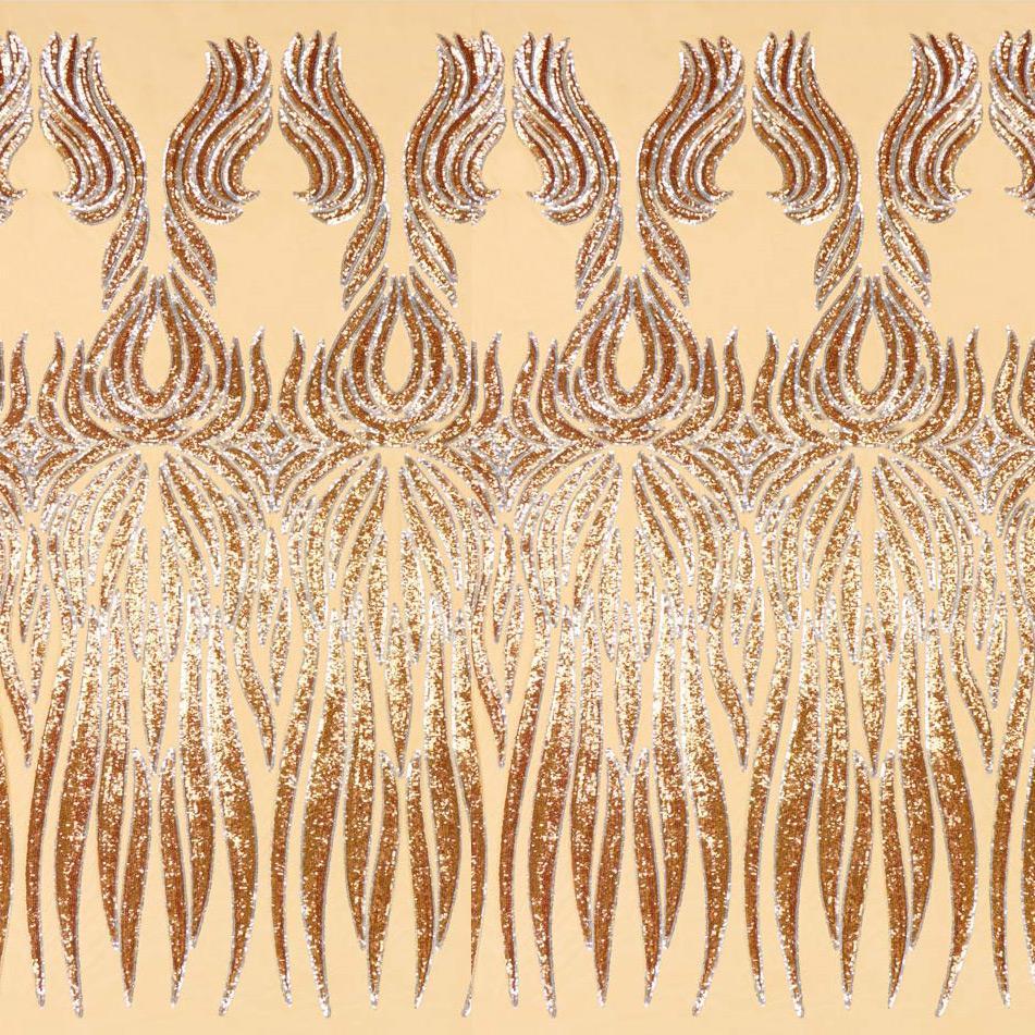 Icarus Stretch Mesh Sequin Fabric | Blue Moon Fabrics - Image 7