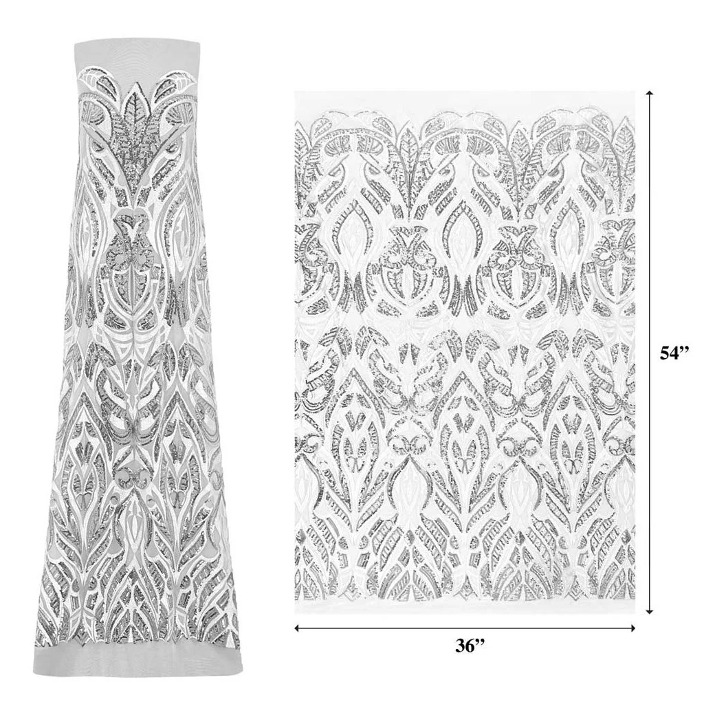 Maya Stretch Mesh Sequin Fabric | Blue Moon Fabrics - Image 14