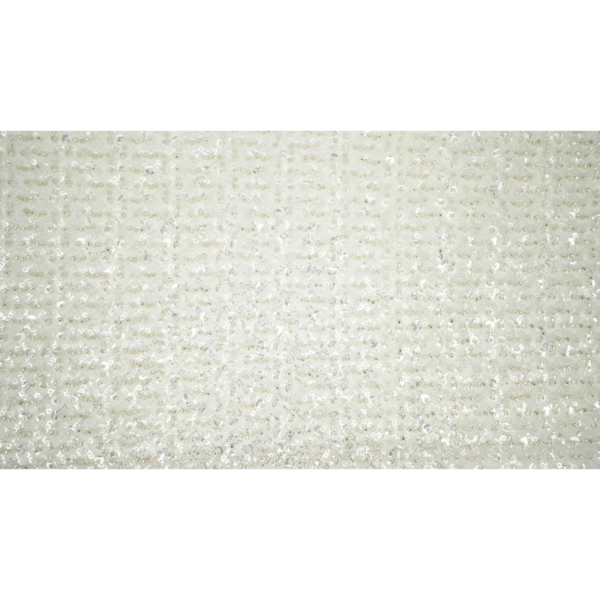 Prestige Beaded with Sequins Stretch Mesh Fabric | Blue Moon Fabrics - Image 5