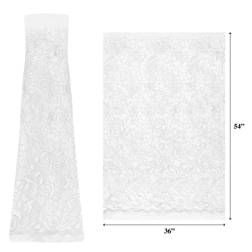 Renaissance Stretch Mesh Sequin Fabric | Blue Moon Fabrics - Image 6