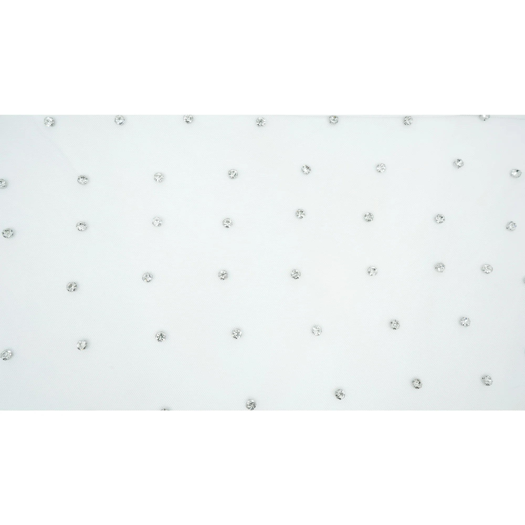 Stellar Rhinestone Stretch Mesh Fabric | Blue Moon Fabrics - Image 9