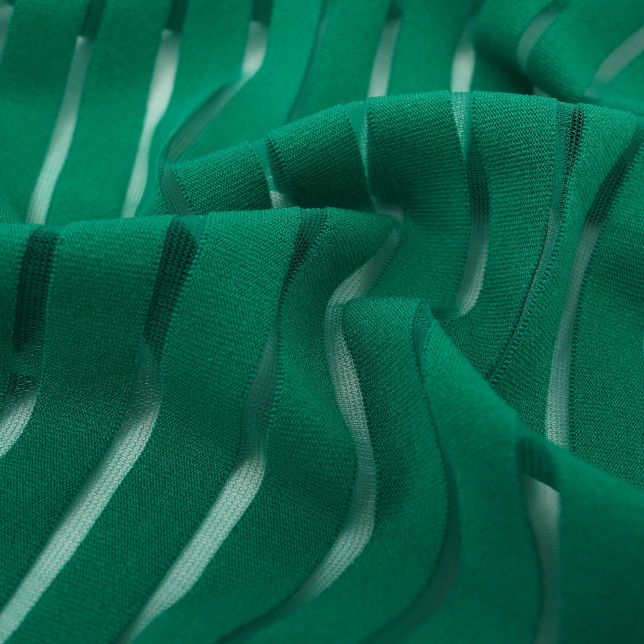 Striped Stretch Mesh Fabric | Blue Moon Fabrics - Image 9