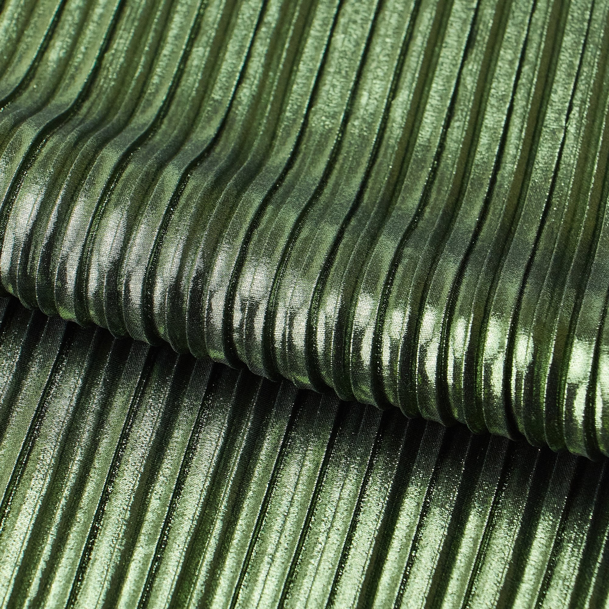 Titanium Pleated Polyester Fabric | Blue Moon Fabrics - Image 10