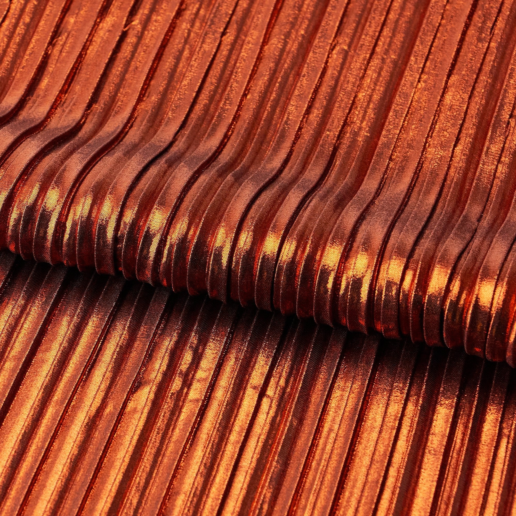 Titanium Pleated Polyester Fabric | Blue Moon Fabrics - Image 3