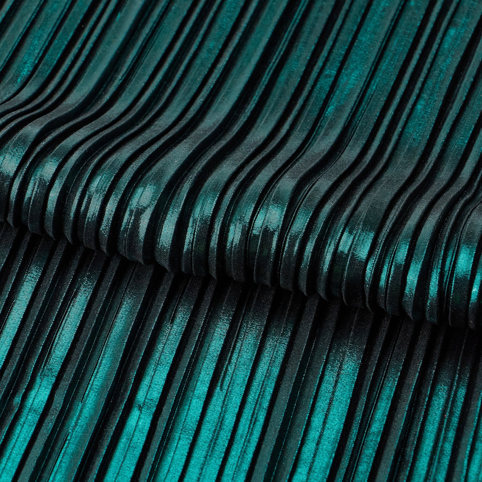 Titanium Pleated Polyester Fabric | Blue Moon Fabrics - Image 4