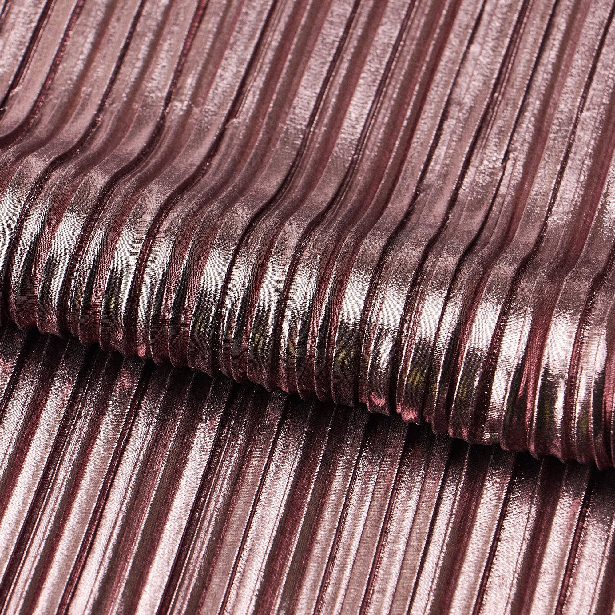 Titanium Pleated Polyester Fabric | Blue Moon Fabrics - Image 9